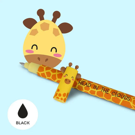 Legami Erasable Pen - Giraffe themed pen