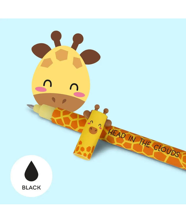 Legami Erasable Pen - Giraffe themed pen