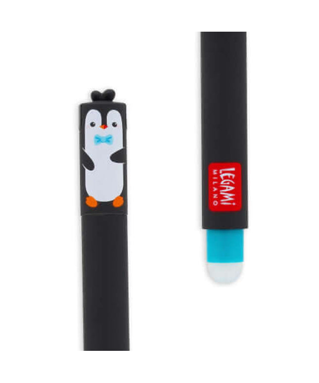 Legami Erasable Pen - Penguin themed pen