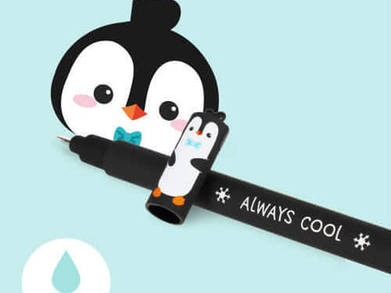 Legami Erasable Pen - Penguin themed pen