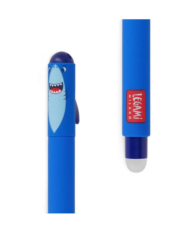 Legami Erasable Pen - Shark themed pen