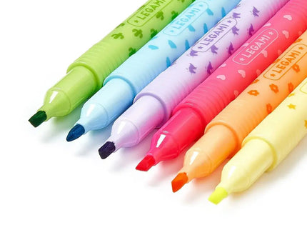 Legami Magic Highlighters -Set of 6 erasable highlighters