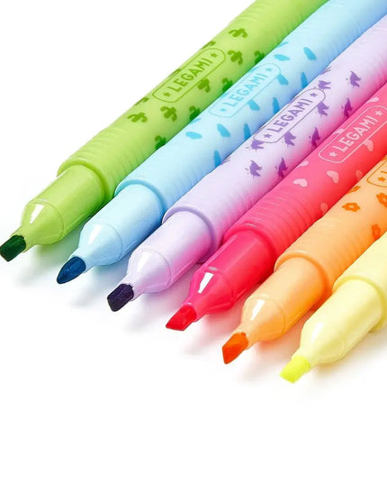 Legami Magic Highlighters -Set of 6 erasable highlighters