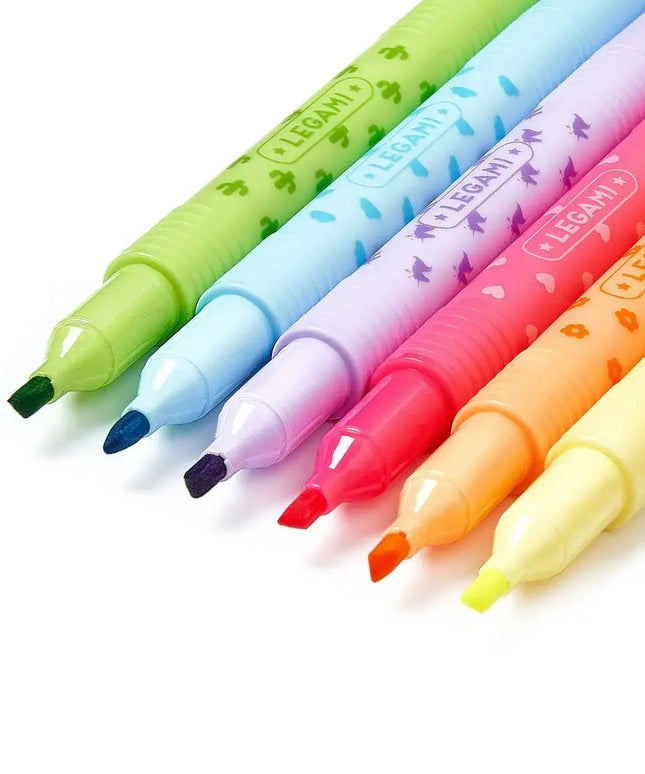 Legami Magic Highlighters -Set of 6 erasable highlighters
