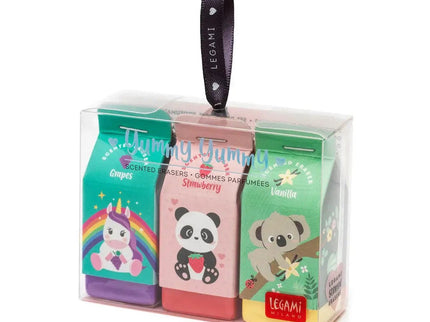 Legami Set of 3 Scented Erasers - Yummy Yummy