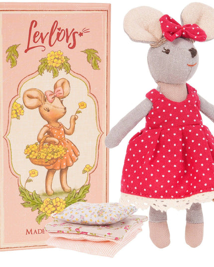 LEVLOVS MOUSE ROSE - Mouse in a box
