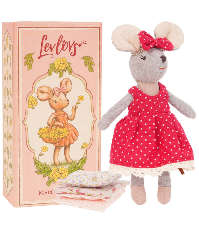 LEVLOVS MOUSE ROSE - Mouse in a box
