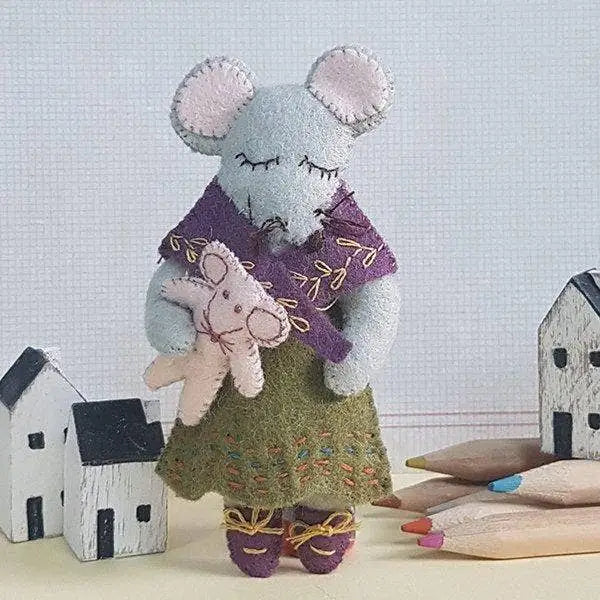 Little Miss Mouse Felt Craft Mini Kit - Felt craft kits