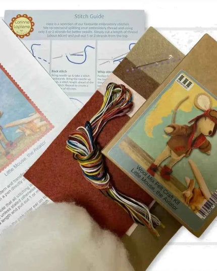 Little Mouse The Aviator Felt Craft Mini Kit