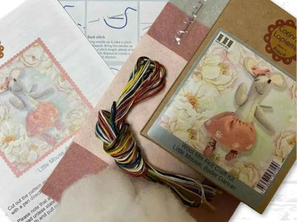 Little Mouse The Ballet Dancer Felt Craft Mini Kit