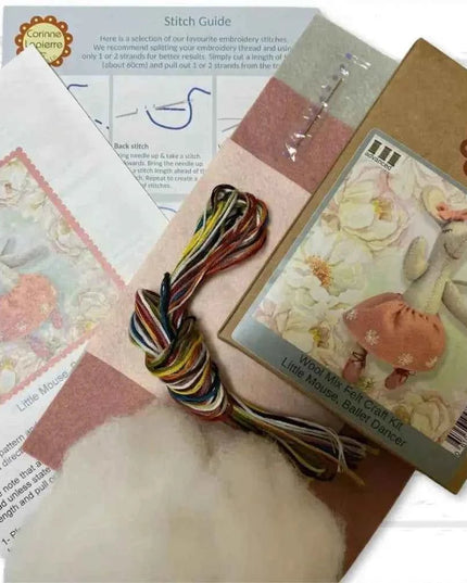 Little Mouse The Ballet Dancer Felt Craft Mini Kit