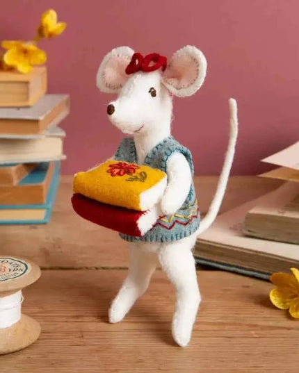 Little Mouse The Librarian Felt Craft Mini Kit
