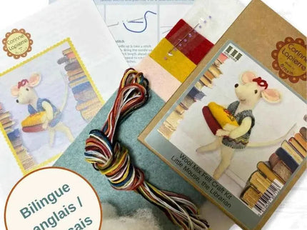 Little Mouse The Librarian Felt Craft Mini Kit