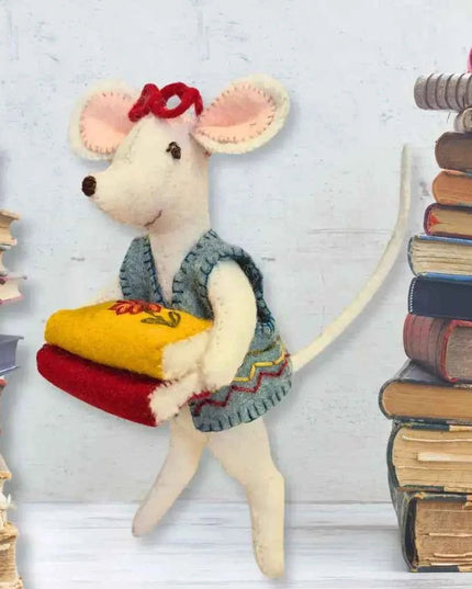 Little Mouse The Librarian Felt Craft Mini Kit