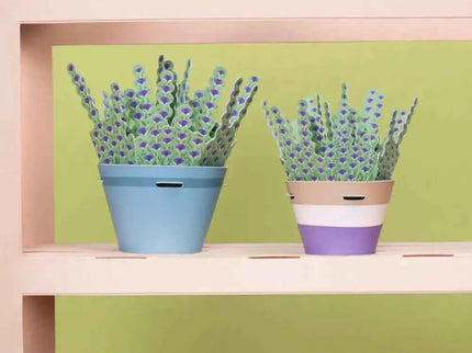 Make Your Own Calming Lavender Paper Plant