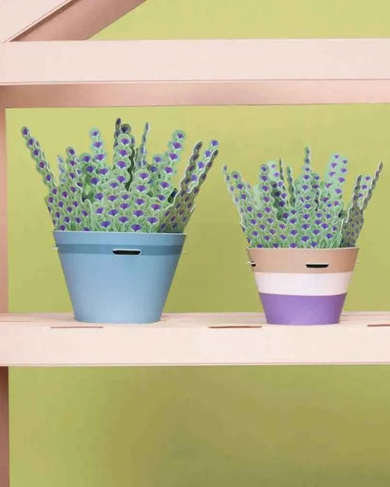 Make Your Own Calming Lavender Paper Plant