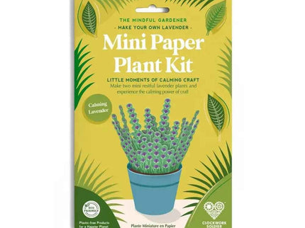 Make Your Own Calming Lavender Paper Plant