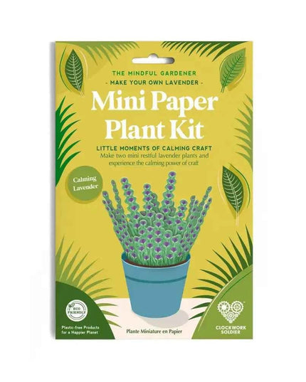 Make Your Own Calming Lavender Paper Plant