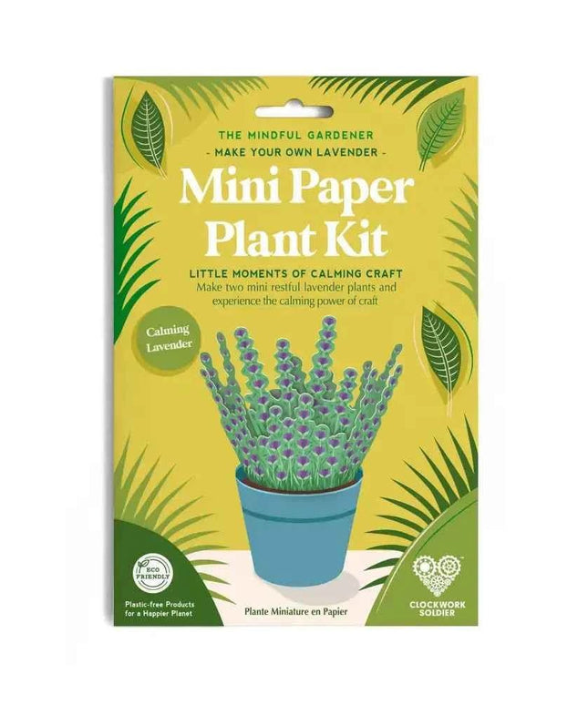 Make Your Own Calming Lavender Paper Plant