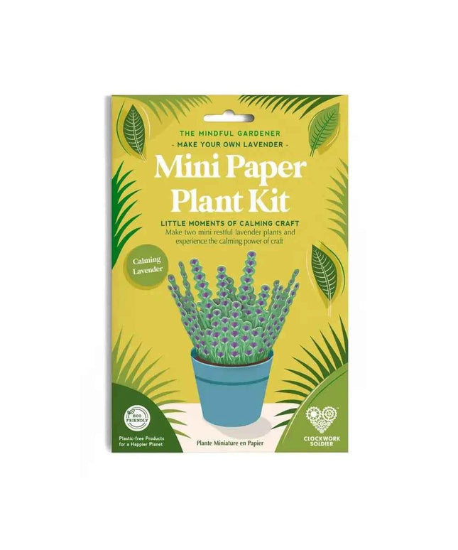 Make Your Own Calming Lavender Paper Plant