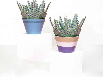 Make Your Own Calming Lavender Paper Plant