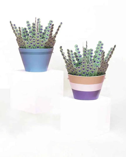 Make Your Own Calming Lavender Paper Plant