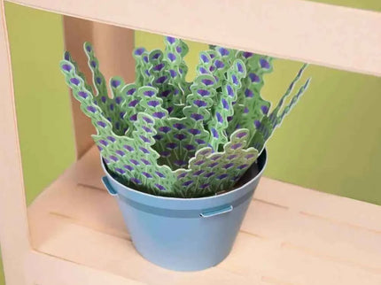 Make Your Own Calming Lavender Paper Plant