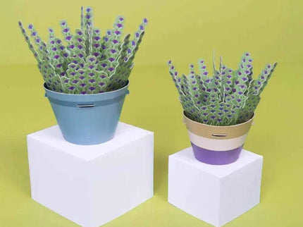 Make Your Own Calming Lavender Paper Plant