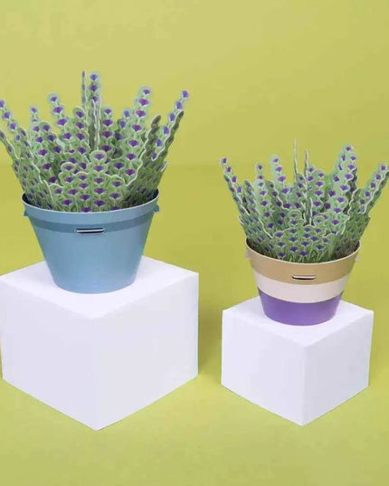 Make Your Own Calming Lavender Paper Plant