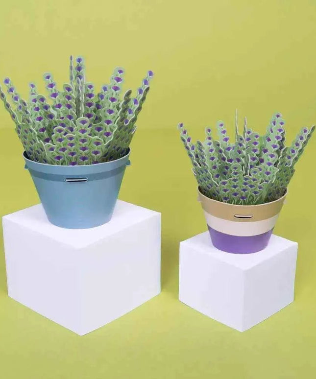 Make Your Own Calming Lavender Paper Plant