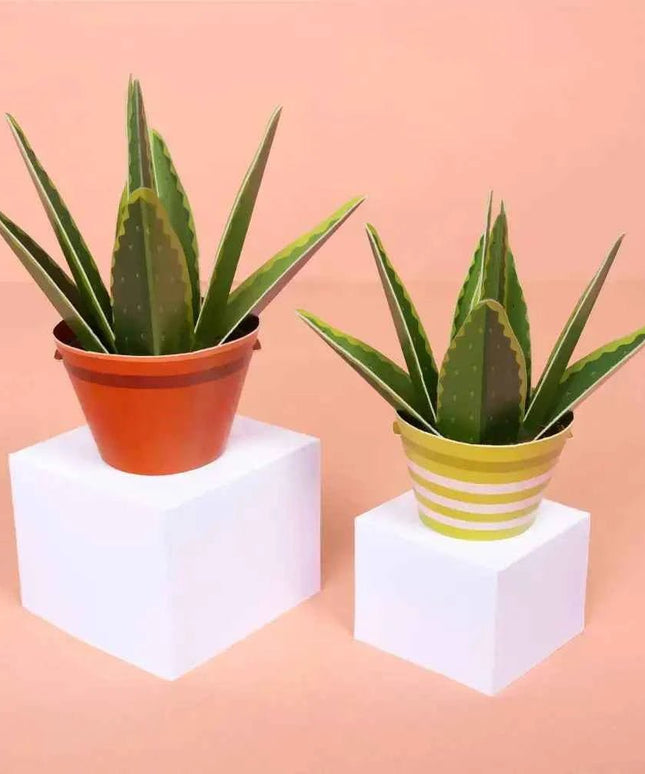 Make Your Own Healing Aloe Vera Paper Plant