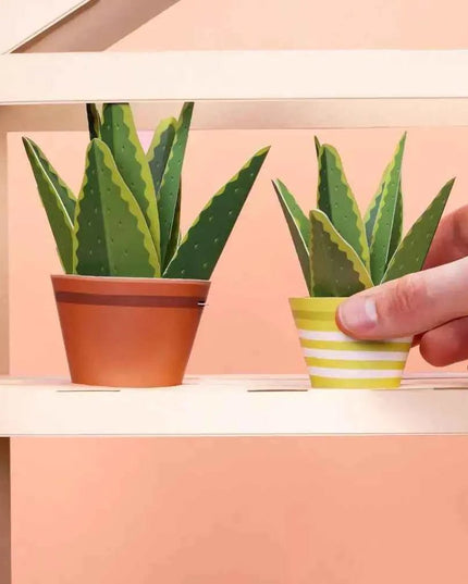 Make Your Own Healing Aloe Vera Paper Plant