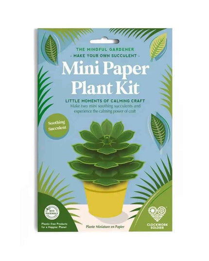 Make Your Own Soothing Succulent Paper Plant