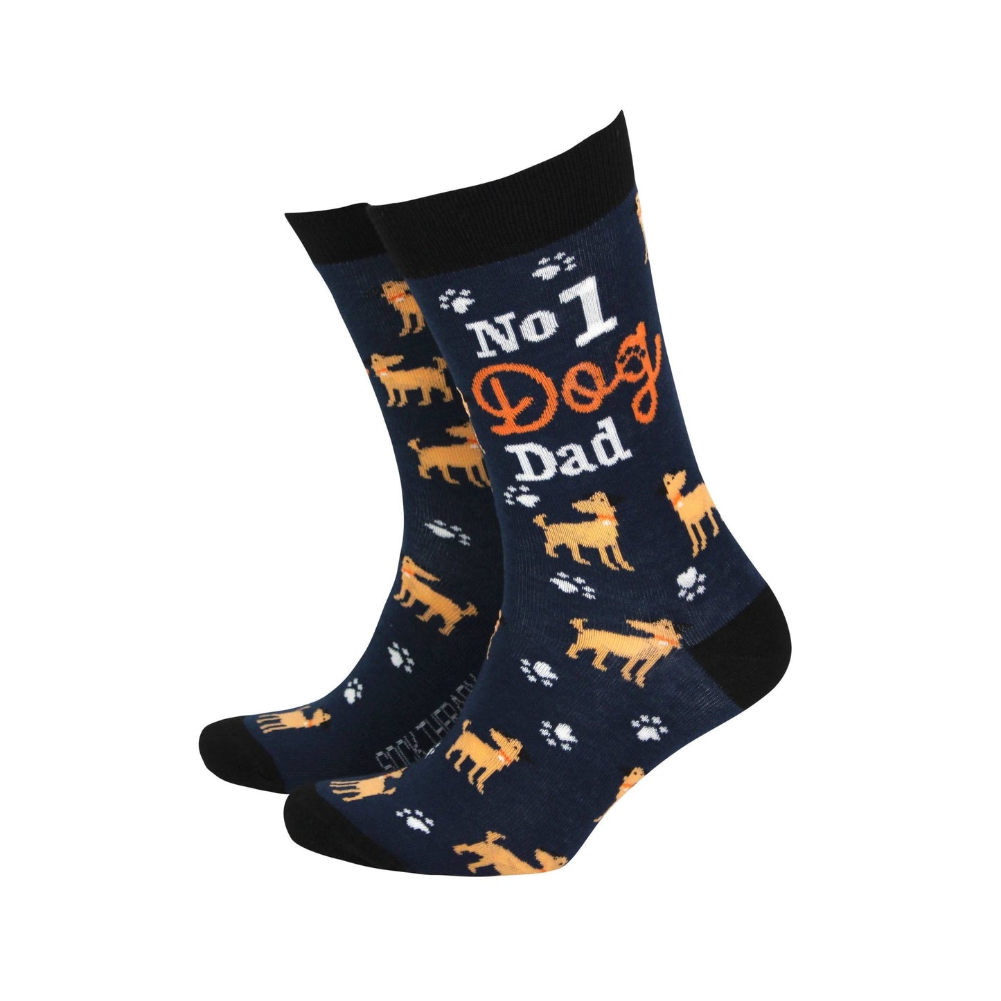 No1 Dog Dad - Men's Bamboo Socks - The Red Squirrel