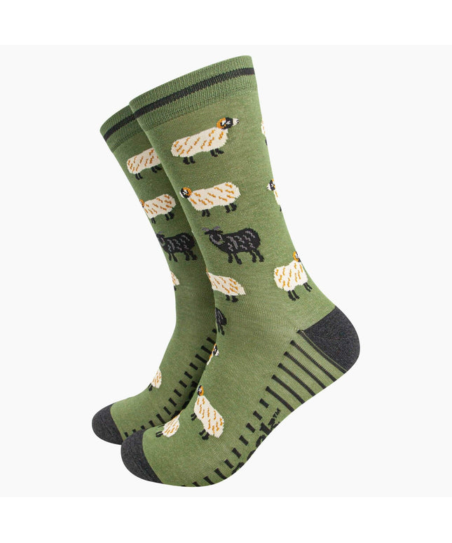 Men's Bamboo Sheep themed Socks - farming inspired