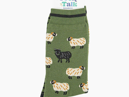 Men's Bamboo Sheep themed Socks - farming inspired