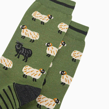 Men's Bamboo Sheep themed Socks - farming inspired