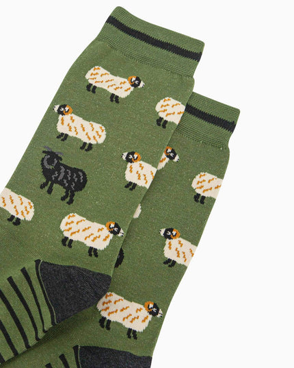 Men's Bamboo Sheep themed Socks - farming inspired