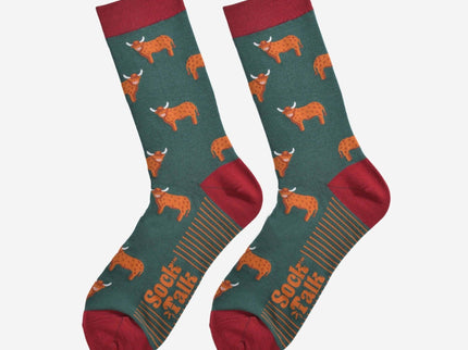 Men's Highland Cow Bamboo Socks