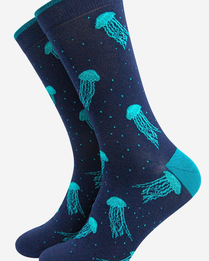 Men's Floating Jellyfish Bamboo Socks