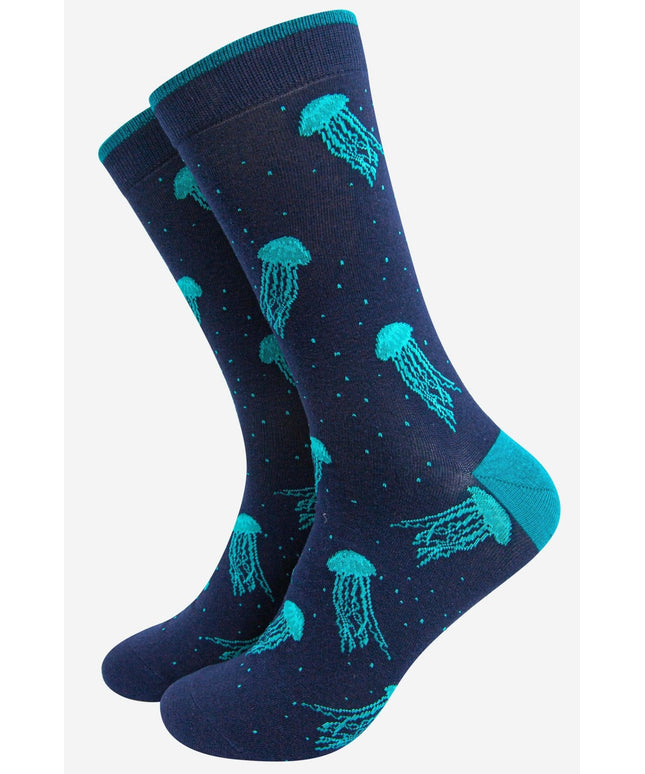 Men's Floating Jellyfish Bamboo Socks