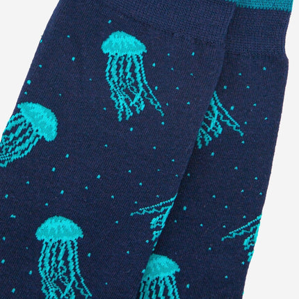 Men's Floating Jellyfish Bamboo Socks