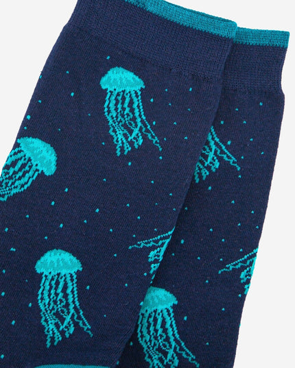 Men's Floating Jellyfish Bamboo Socks