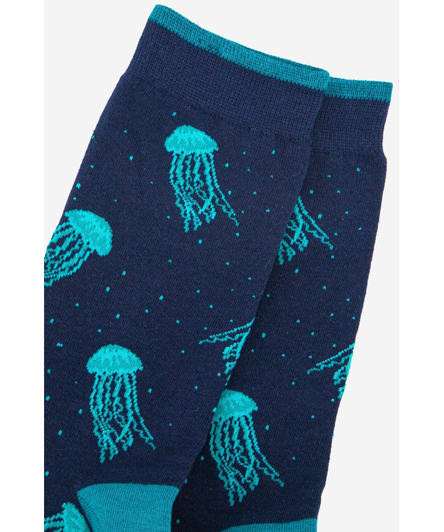 Men's Floating Jellyfish Bamboo Socks