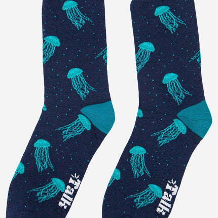 Men's Floating Jellyfish Bamboo Socks