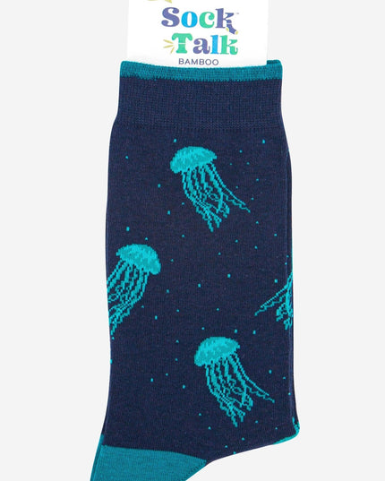 Men's Floating Jellyfish Bamboo Socks