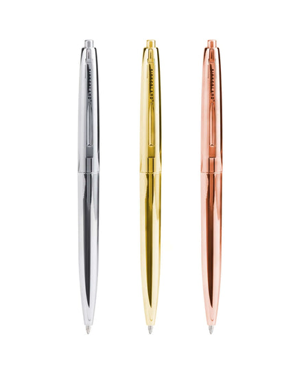 Metallic Retro Pens - set of 3