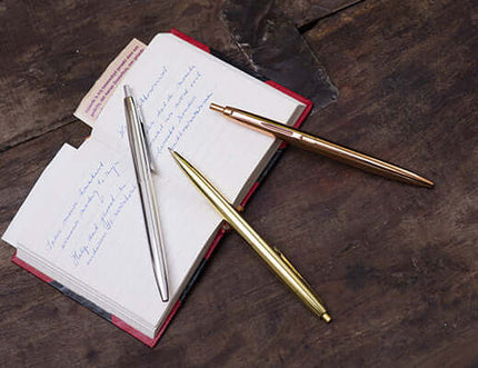 Metallic Retro Pens - set of 3