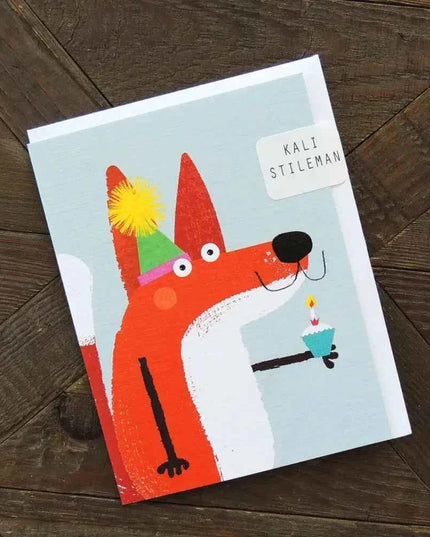 Fox Birthday Greetings Card