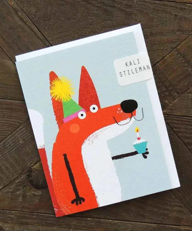 Fox Birthday Greetings Card